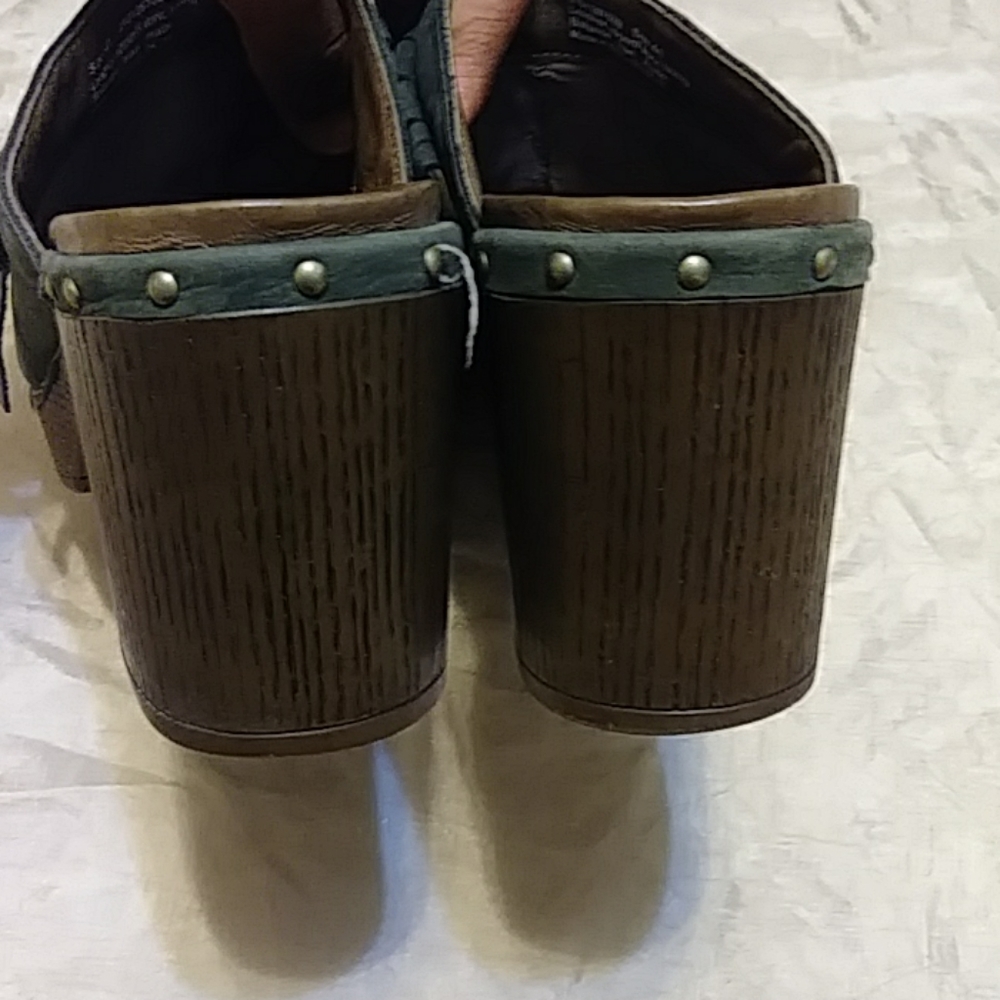 Dansko Deni Fringed Suede Clogs - Picture 5 of 8